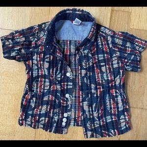 Vintage GAP Hawaiian plaid shirt